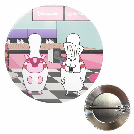 『アルマジロピンとカルウサピン』缶バッジ (32mm)