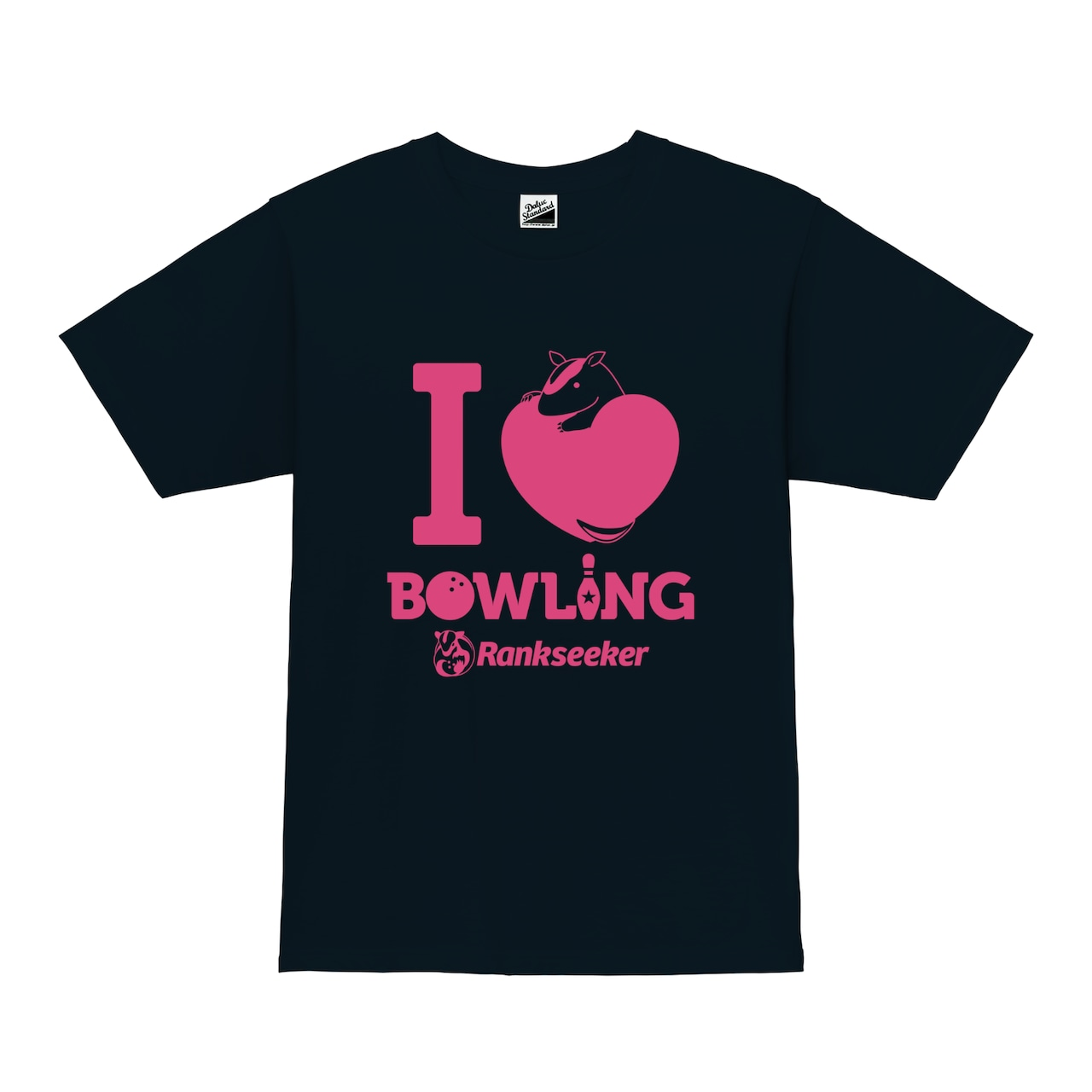I LOVE BOWLING Tシャツ(ブラック)