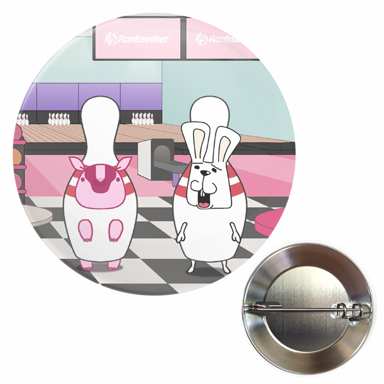 『アルマジロピンとカルウサピン』缶バッジ (32mm)