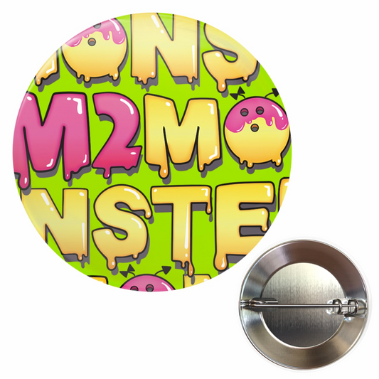 【選手応援グッズ】『M2MONSTER』缶バッジ(2) (32mm)