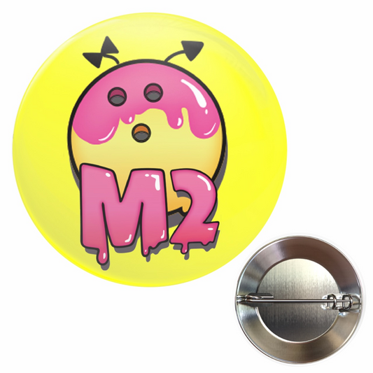 【選手応援グッズ】『M2MONSTER』缶バッジ(3) (32mm)