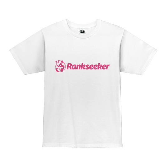 Rankseeker Tシャツ（ホワイト)